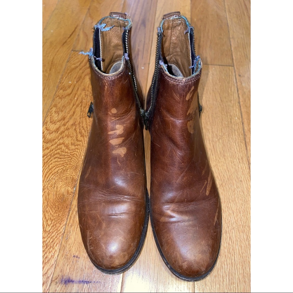 Frye Brown Leather Boots size 9.5 B